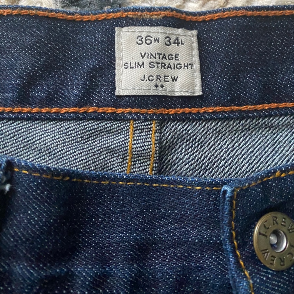 J.Crew Mens Vintage Slim Straight Jean - Picture 4 of 5